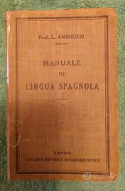 Libro d'epoca: Manuale di lingua spagnola - Ambruz