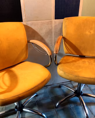 Poltrone vintage barber shop - pistone idraulico 