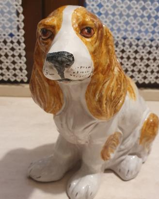 Cane in ceramica - soprammobile realizzato a mano 