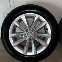 4 Cerchi da 16, originali Audi, gomme estive Falke