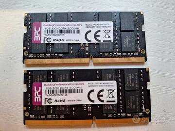 16GB (2x8GB) RAM DDR4 3200 SODIMM