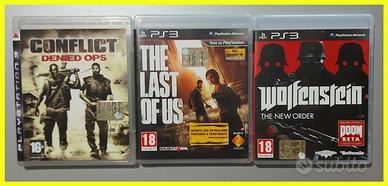 PS3 SONY - LOTTO 3 GIOCHI - PLAYSTATION 3