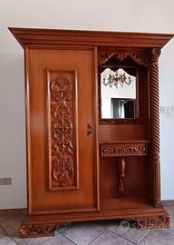 mobile attaccapanni con specchiera