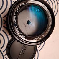 Asahi Pentax smc 50 f 1.4 Serie M Ottica Luminosa