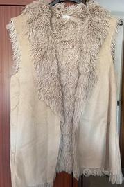 Gilet smanicato scamosciato taglia M/L Avon
