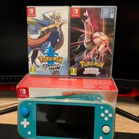 Nintendo switch + Pokémon spada + Pokémon perla