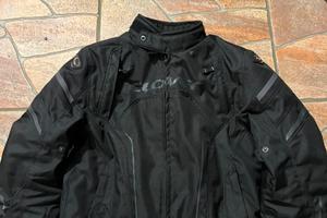 giacca da moto clover con paraschiena