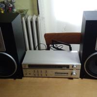 TECHNICS amplificatore,radio,altoparlanti,cassetta