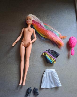 Barbie capelli arcobaleno 