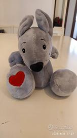 peluche topo con cerniera porta oggetti