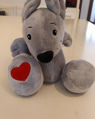 peluche topo con cerniera porta oggetti
