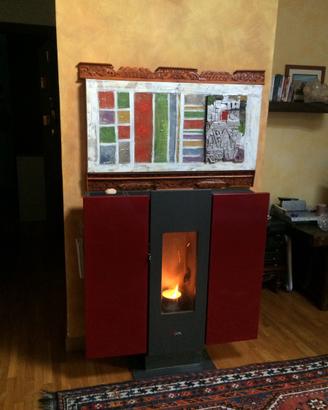 Stufa Pellet Cadel Wall Plus 10kv Canalizzata
