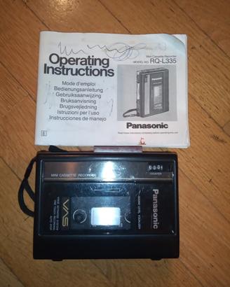 Mini cassette recorder Panasonic