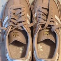 Sneacker Adidas Samba beige in pelle, numero 37,5