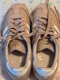 Sneacker Adidas Samba beige in pelle, numero 37,5