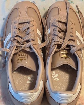 Sneacker Adidas Samba beige in pelle, numero 37,5