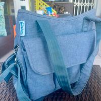 Borsa neonato grigio mélange