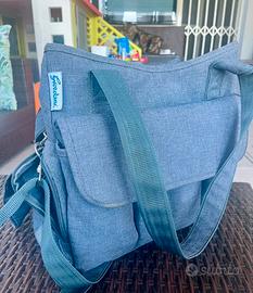 Borsa neonato grigio mélange