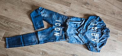 completo jeans dsquared2