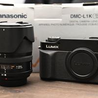 Panasonic Lumix L1 DMC-L1K kit con 14-50mm scatola