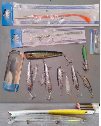 Stock Pesca Artificiali traina spinning