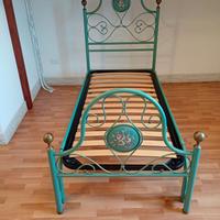 Letto singolo ferro battuto