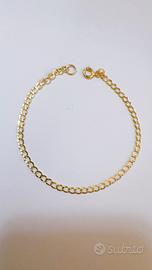 Bracciale groumette classica in oro 18kt 750