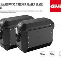 GIVI COPPIA VALIGE LATERALI ALA36PACK2 ALLU.NERO