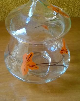 Porta caramelle in vetro