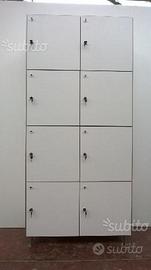 Armadietto 8 posti spogliatoio palestra scuola