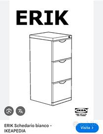 Schedario IKEA ERIK
