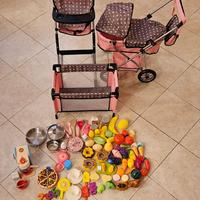 Passeggino, Seggiolone, Lettino bambole + OMAGGIO