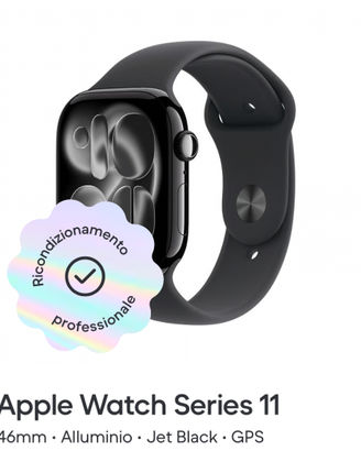Apple Watch (2025) GPS 46 mm - Alluminio Jet Black