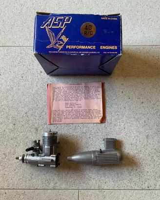 Motore aereo rc - ASP .40 (2 tempi da 6,5 cc)