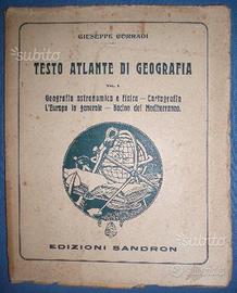 Giuseppe Corradi - Testo atlante di geografia 1927
