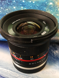 Samyang 12mm CS E F2.0 per Sony E-Mount APS-C