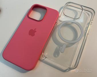 iphone 15 pro cover magsafe  rosa originale