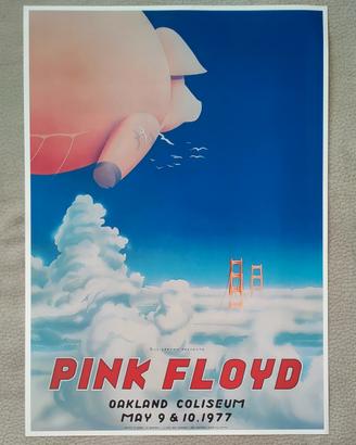 PINK FLOYD POSTER LOCANDINA TOUR LIVE 1977