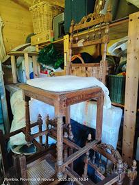 5 sedie antiche francesi 1800