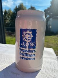 Boccale birra ceramica augustiner