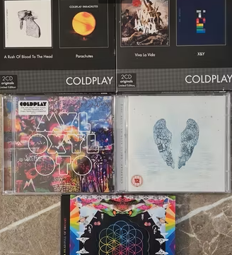 Album cd coldplay collezione