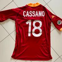 Match worn jersey Maglia Cassano Roma Serie A 2001