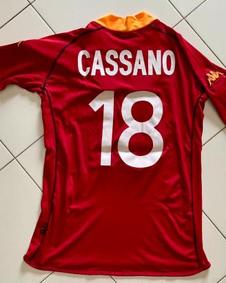 Match worn jersey Maglia Cassano Roma Serie A 2001
