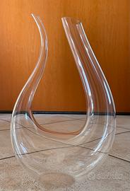 Elegante decanter in  cristallo h 33 cm