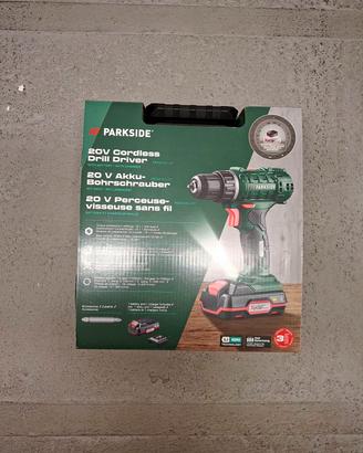 Trapano avvitatore Parkside 20V con garanzia