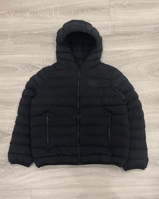 EA7 Emporio Armani piumino nero con cappuccio