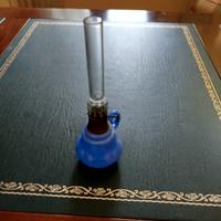 Antico lume ad olio in ceramica