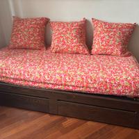 COPRILETTO SINGOLO con 3 FEDERE per CUSCINI