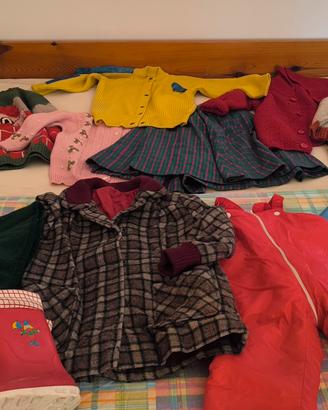 lotto abbigliamento bimbo/a vintage 