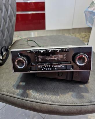 Autoradio epoca Becker FM lettore cassette anni 80